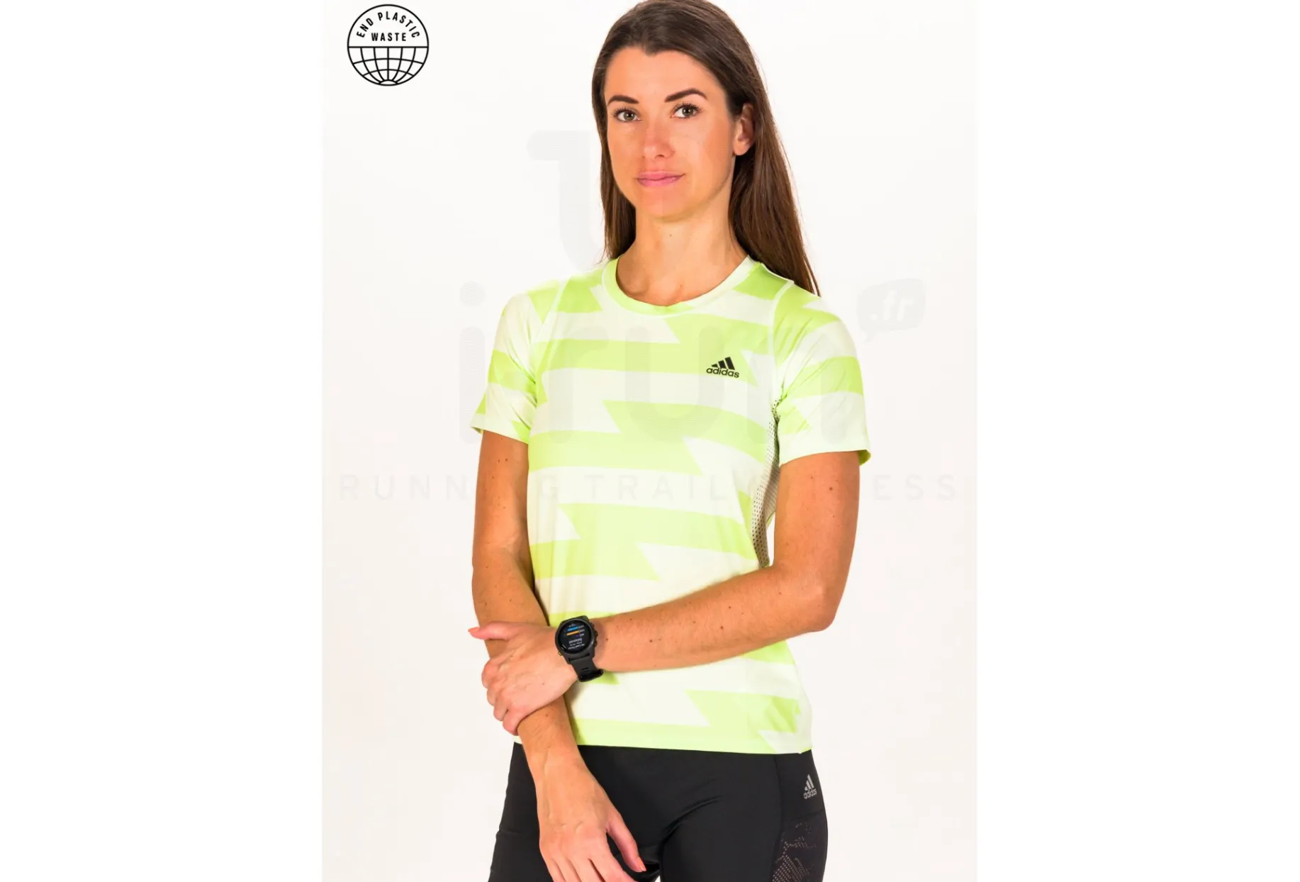 adidas camiseta manga corta Fast Allover Print