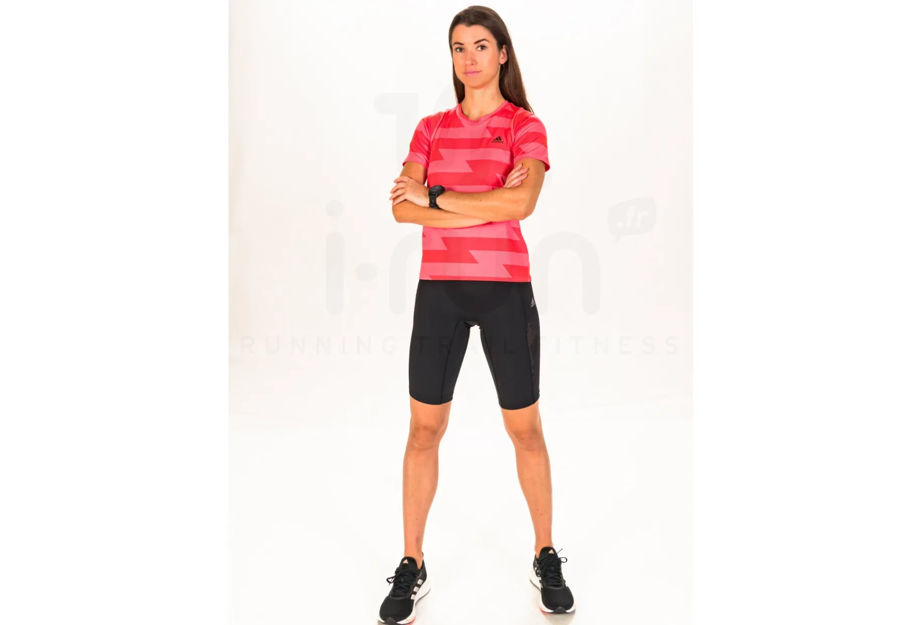 adidas camiseta manga corta Fast Allover Print