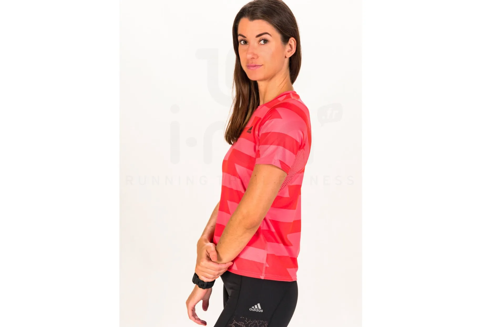 adidas camiseta manga corta Fast Allover Print