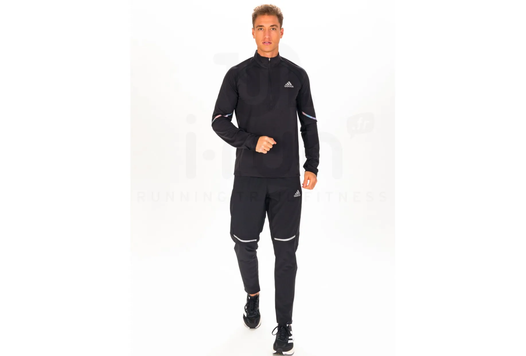 adidas camiseta manga larga Fast 1/2 Zip