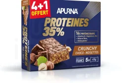 Apurna Barrita de proteinas Crunchy chocolate y avellanas 4+1 gratis
