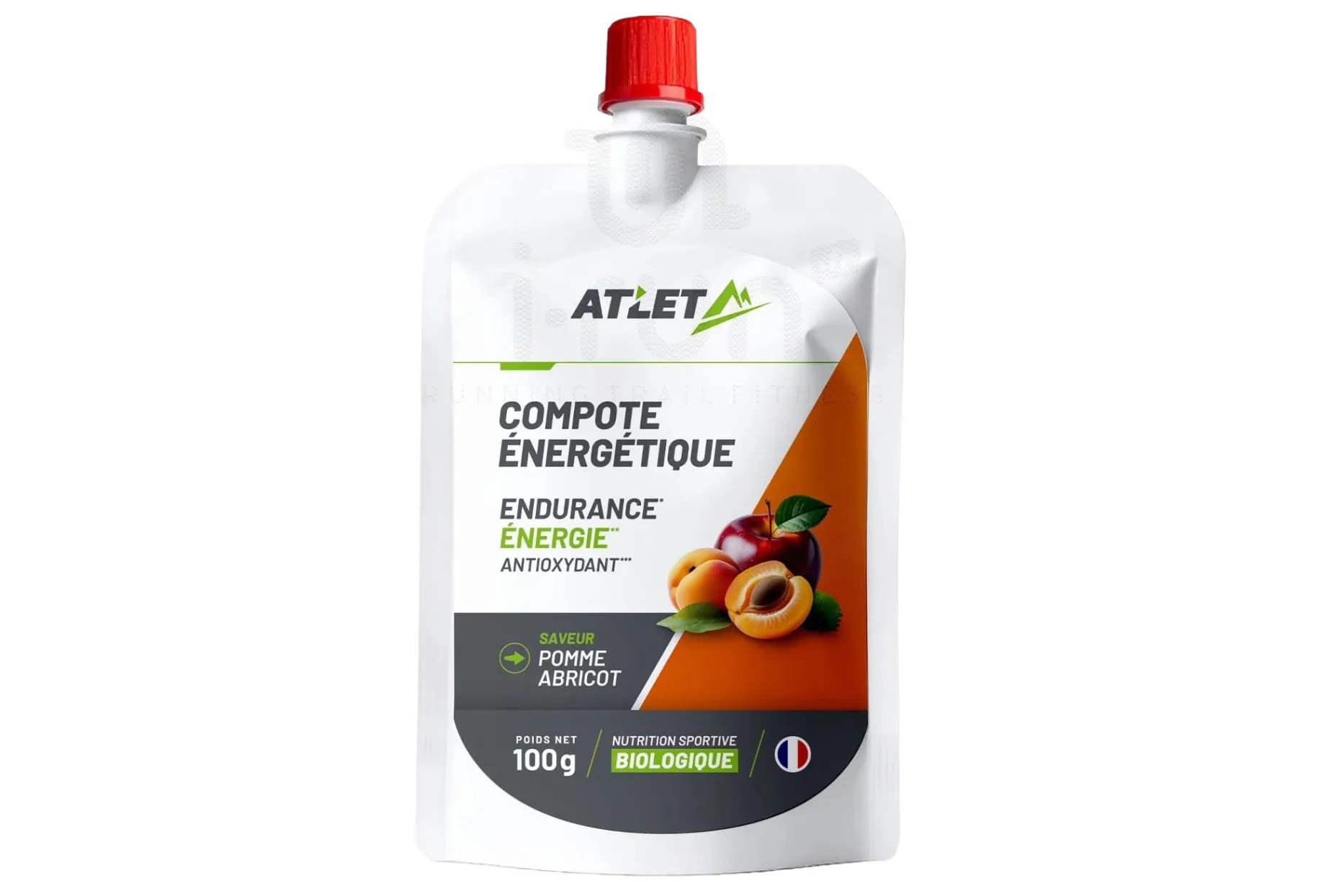 Atlet compota energética - manzana y albaricoque
