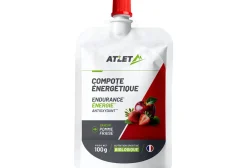 Atlet compota energética bio - manzana y fresa