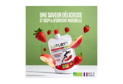 Atlet compota energética bio - manzana y fresa