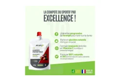 Atlet compota energética bio - manzana y fresa