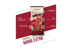 Baouw barrita energética bio Extra - frambuesa y pistacho