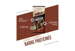 Baouw barrita proteica bio chocolate y cacahuetes