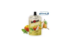 Baouw compota energética bio - pera. manzana y menta