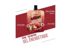 Baouw gel energético bio - melocotón y té matcha