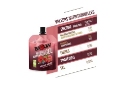Baouw gel energético natural bio - frutos rojos y flor de jamaica
