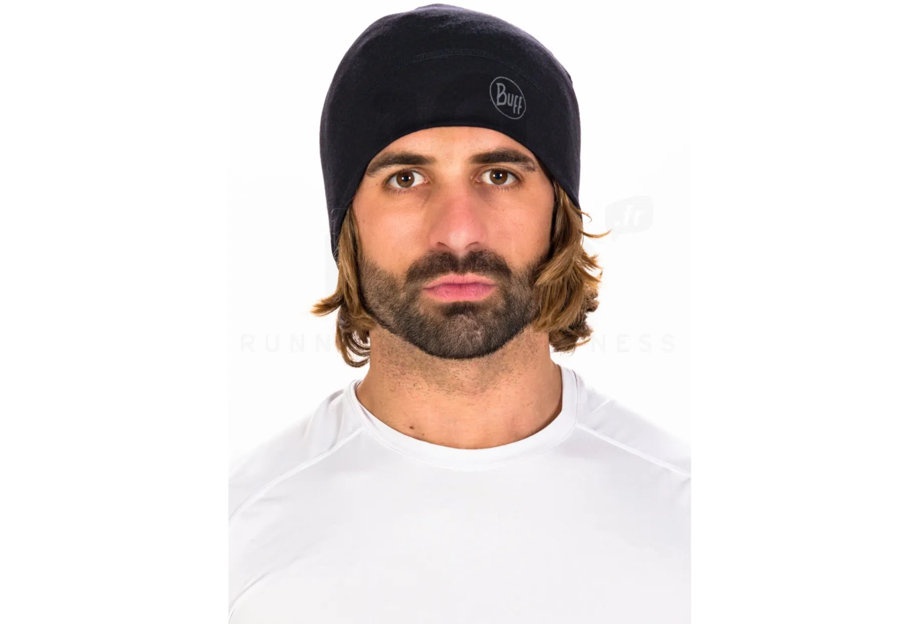 Buff Gorro Merino Wool Solid Black