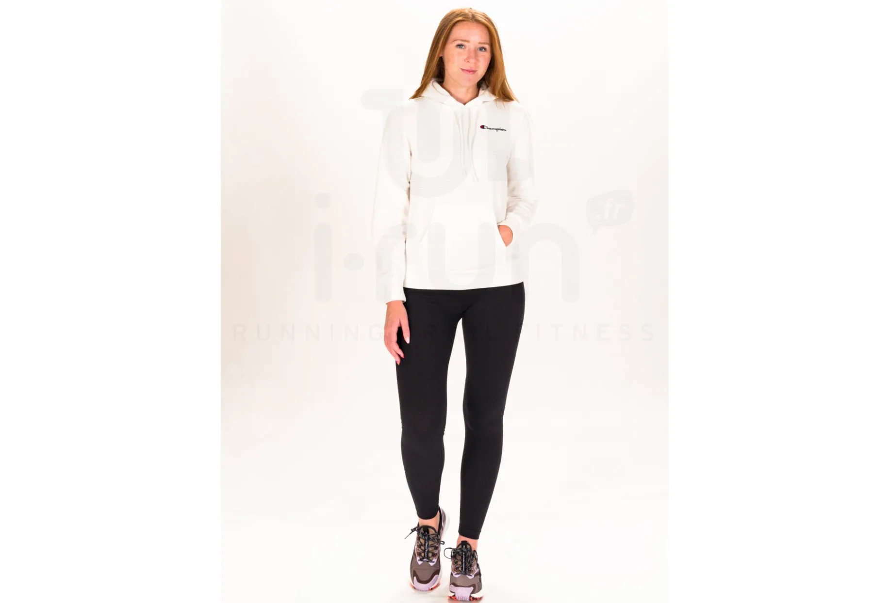 Champion sudadera con capucha Legacy Logo