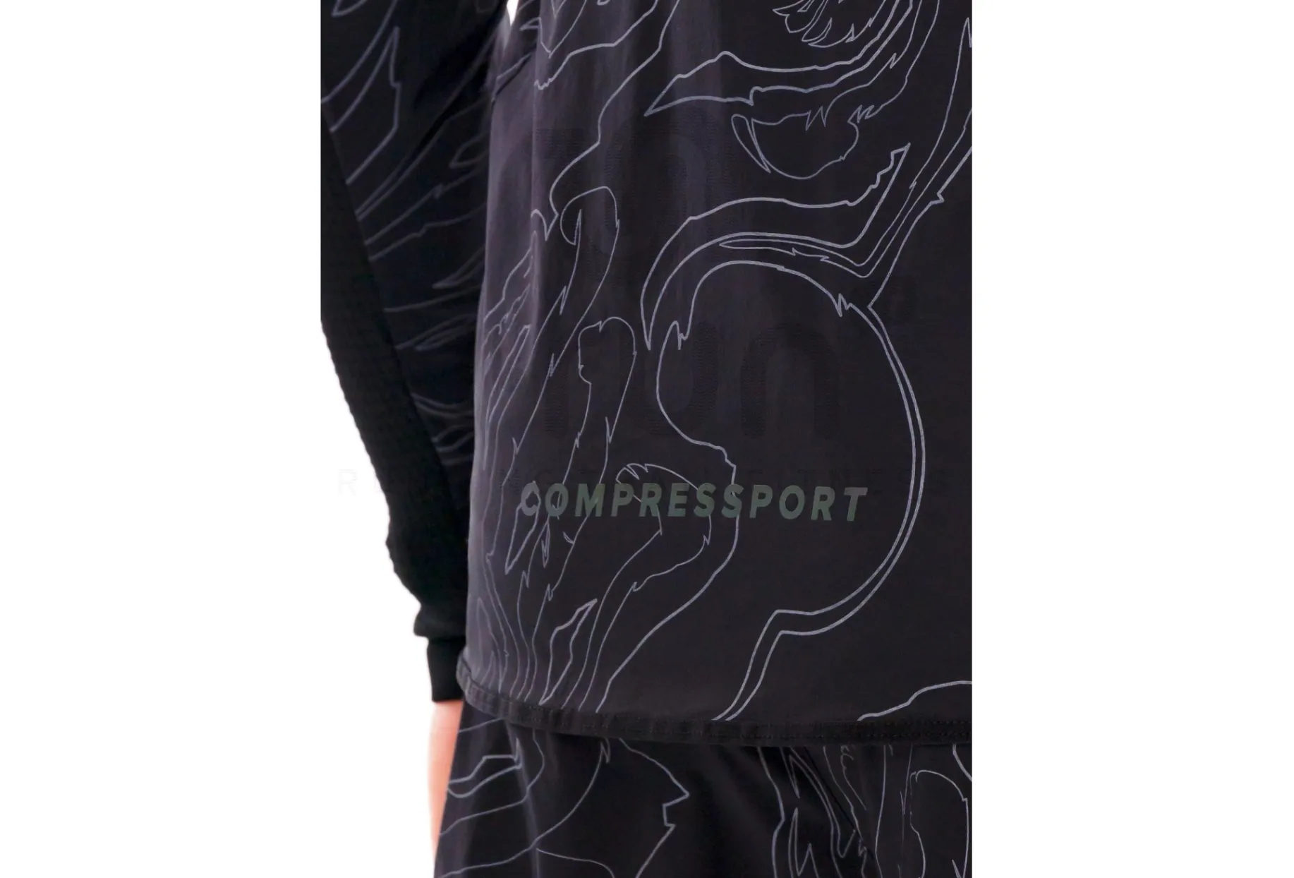 Compressport chaqueta Hurricane Windproof Aurora