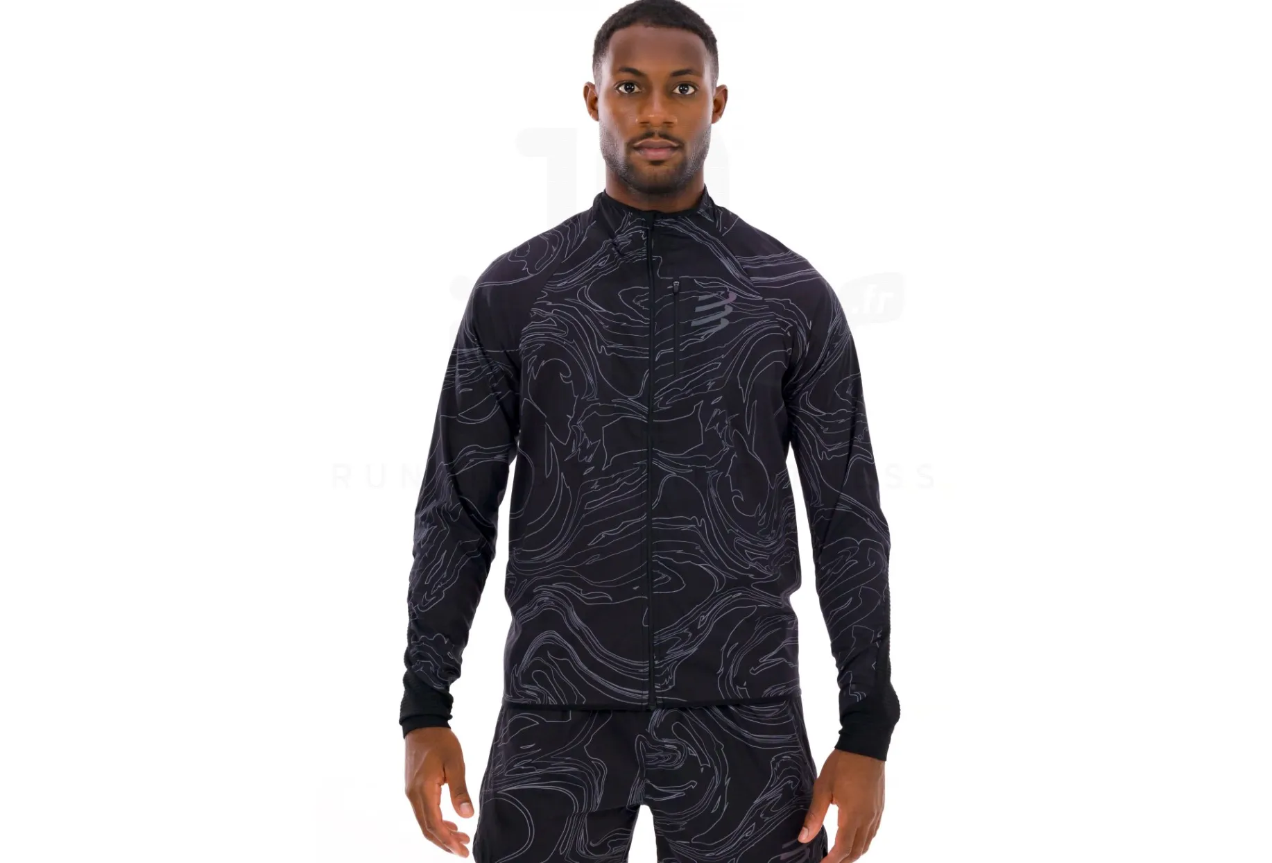 Compressport chaqueta Hurricane Windproof Aurora