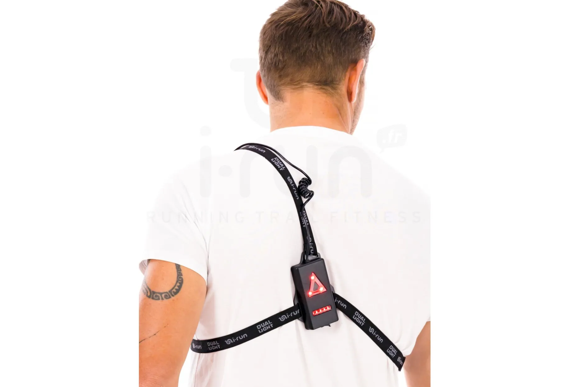 i-run.fr linterna pectoral Dual Light