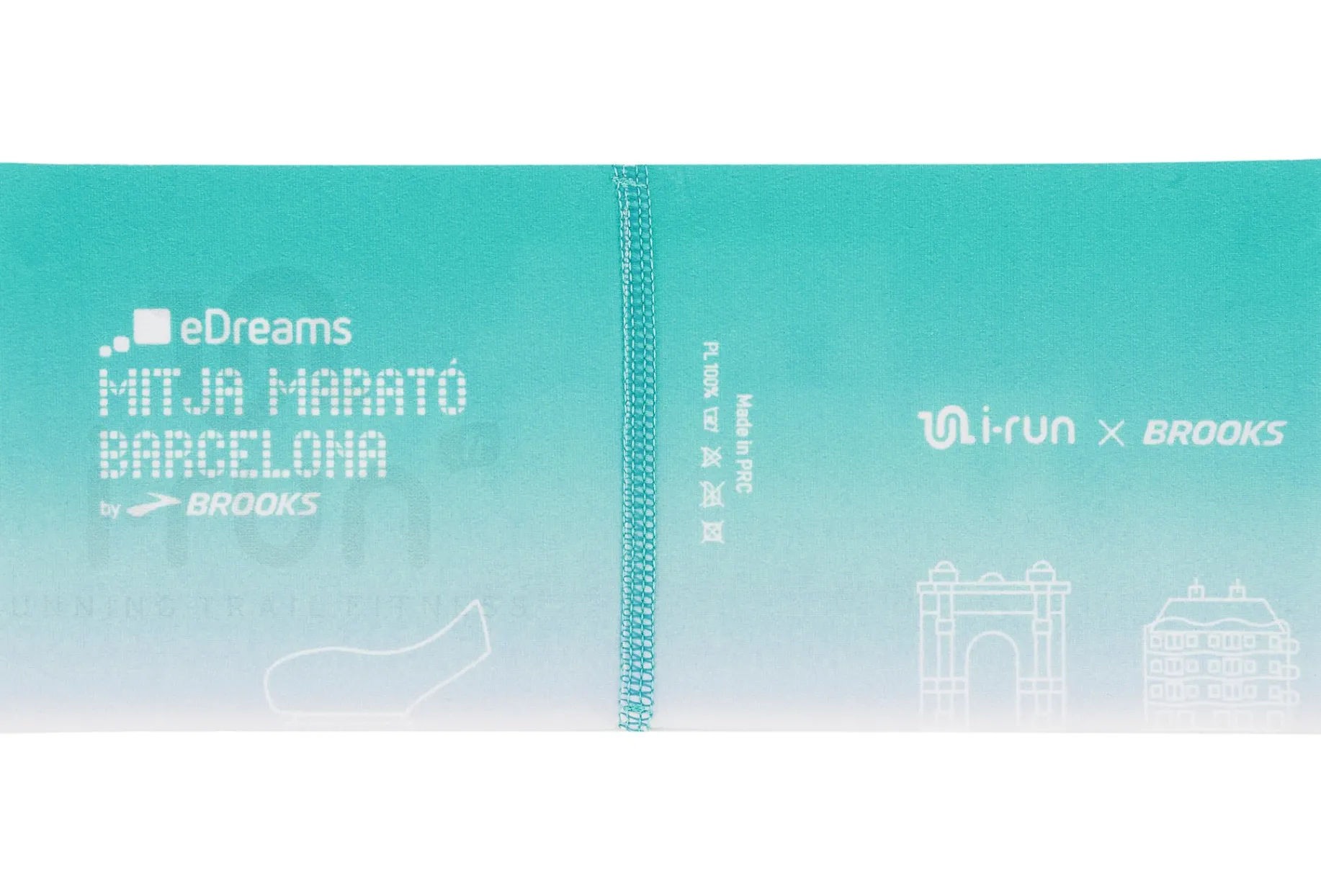 i-run.fr cinta para el pelo Mitja Marató Barcelona