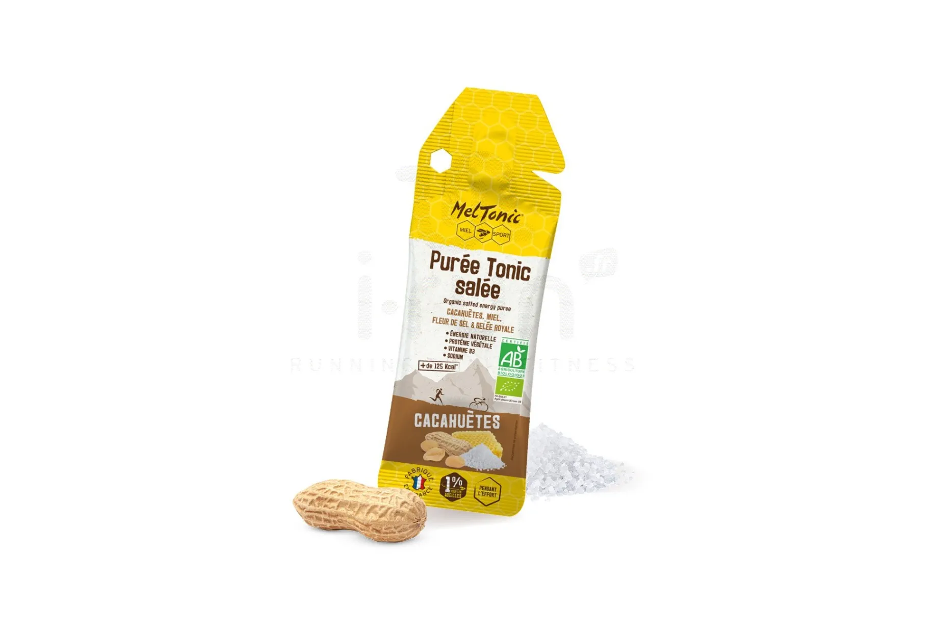 MelTonic puré Tonic salado bio cacahuetes, miel y jalea real