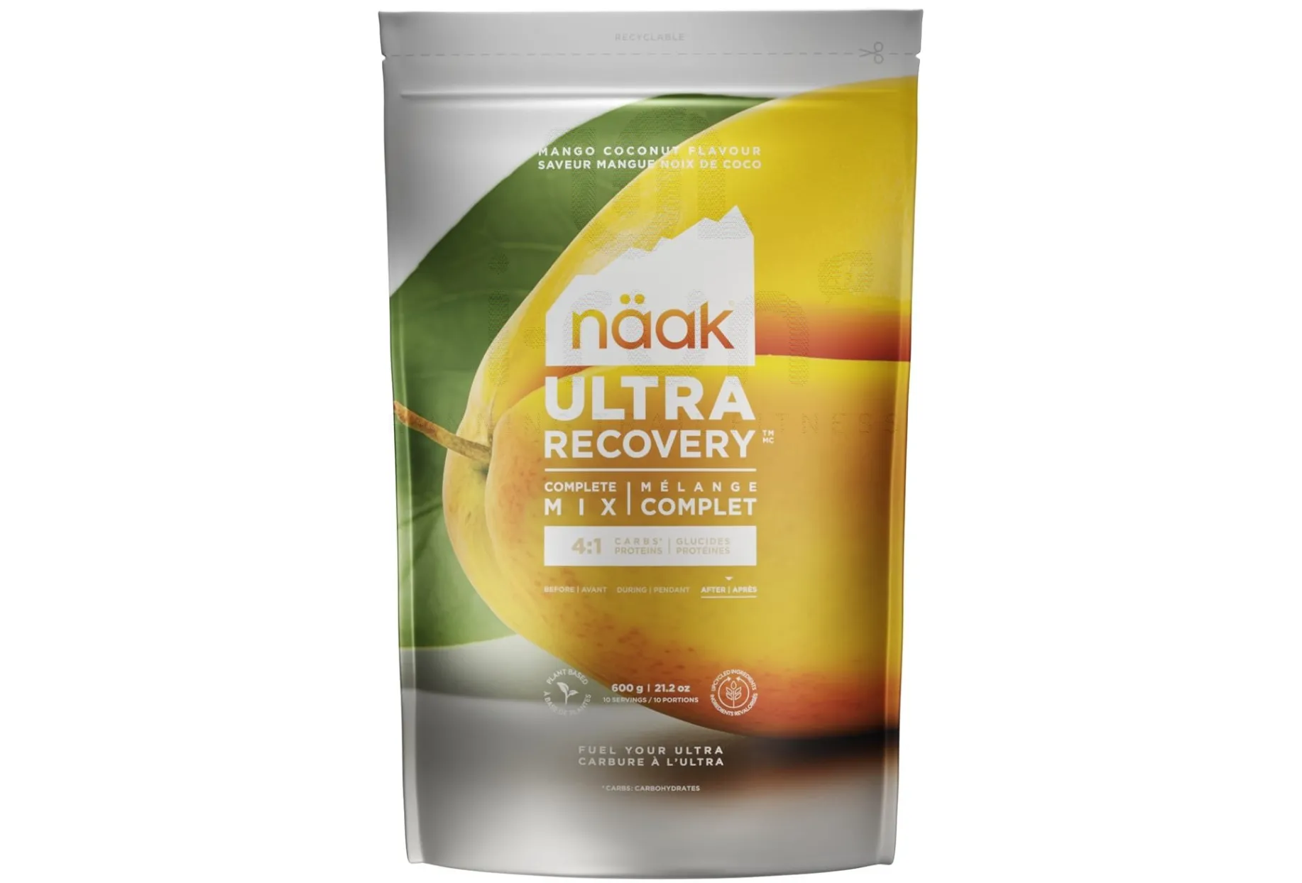 Naak bebida proteica Ultra Recovery - Complete Mix Mango y coco