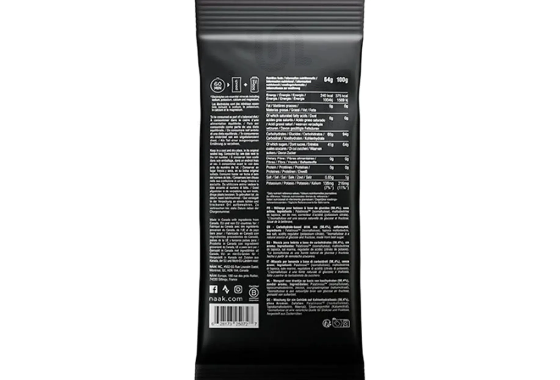 Naak gel energético Boost Energy - 64 g 64 g