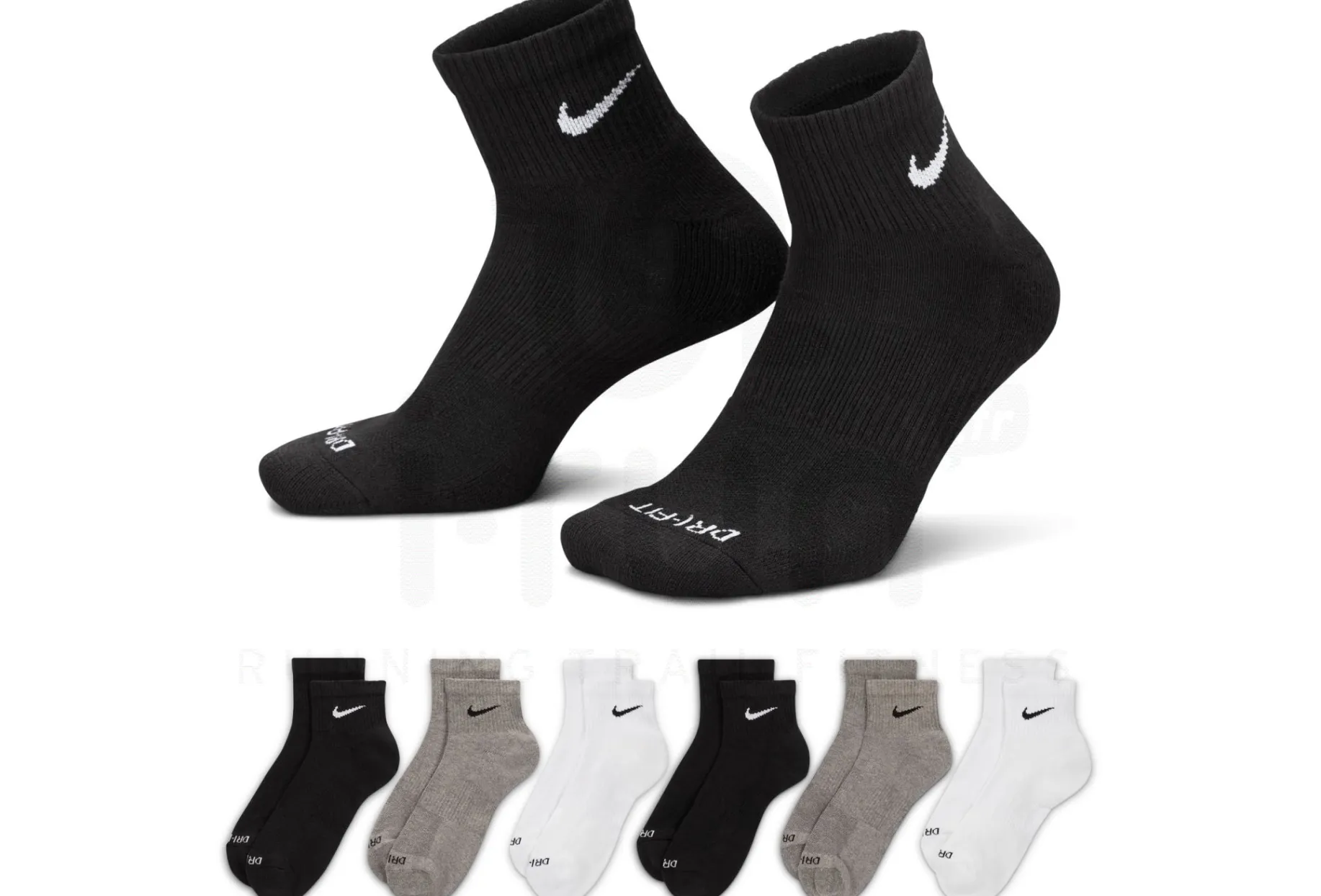 Nike Everyday Plus - Paquete de 6