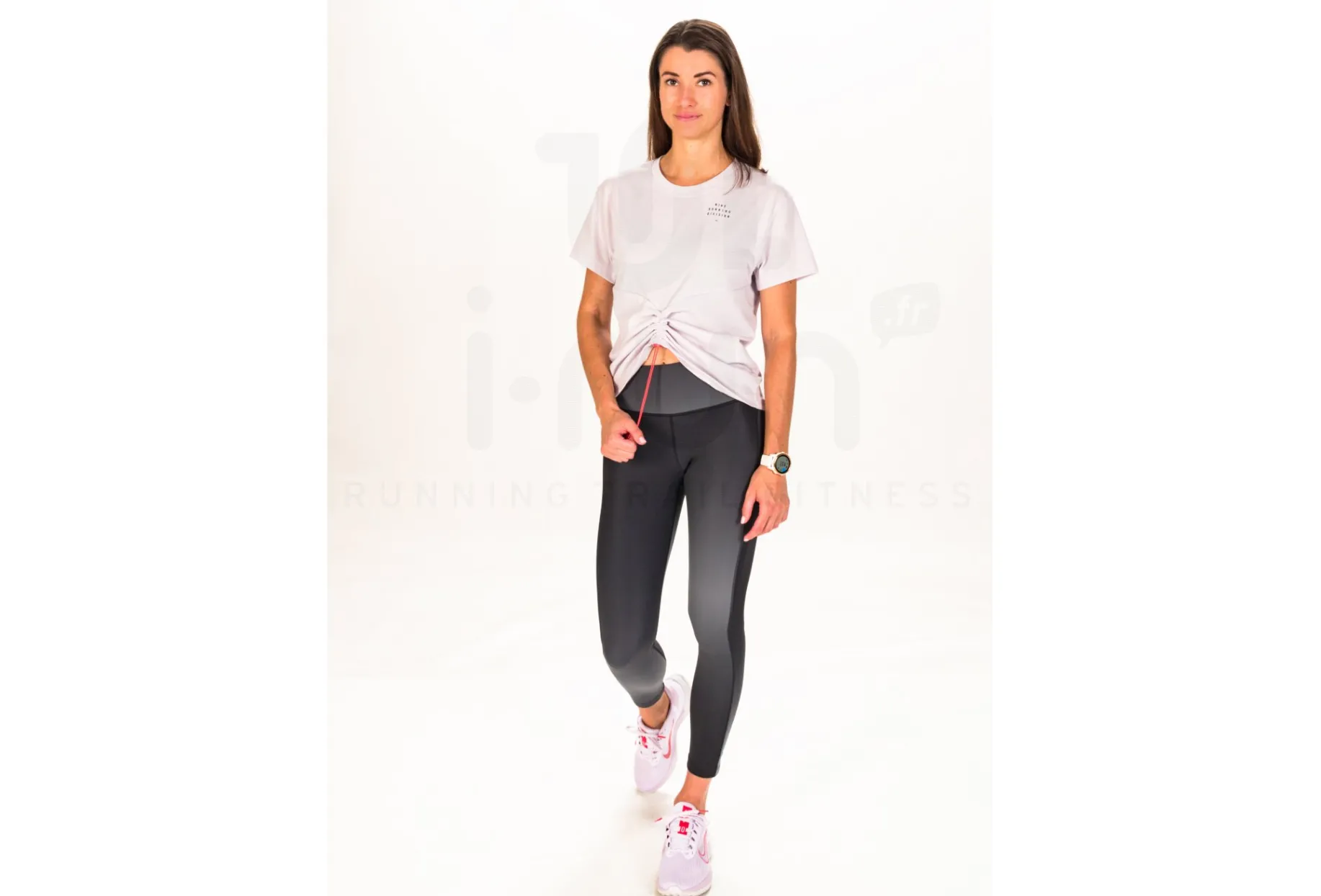 Nike camiseta manga corta Run Division Ruched