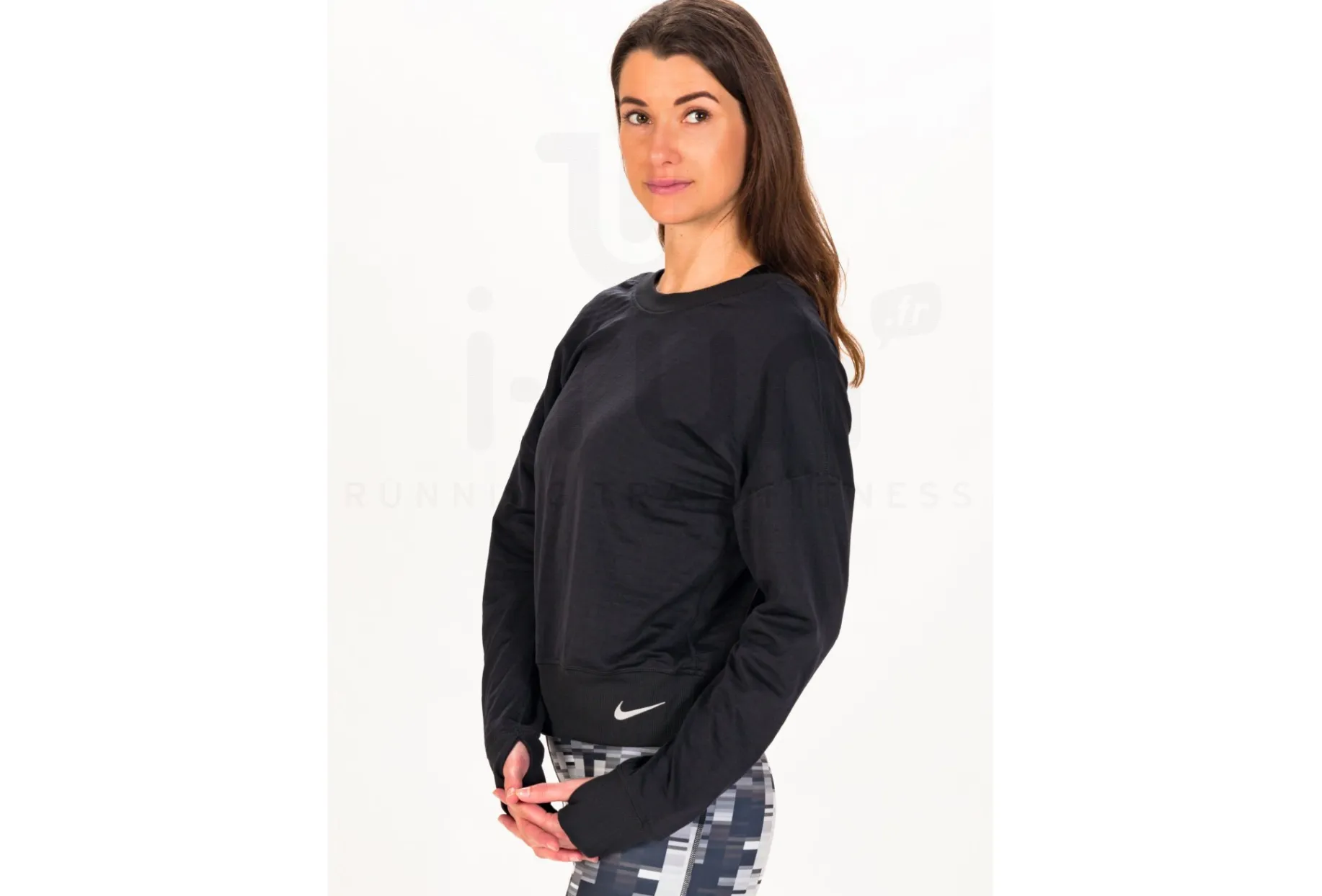 Nike camiseta manga larga Therma-FIT Element Crew
