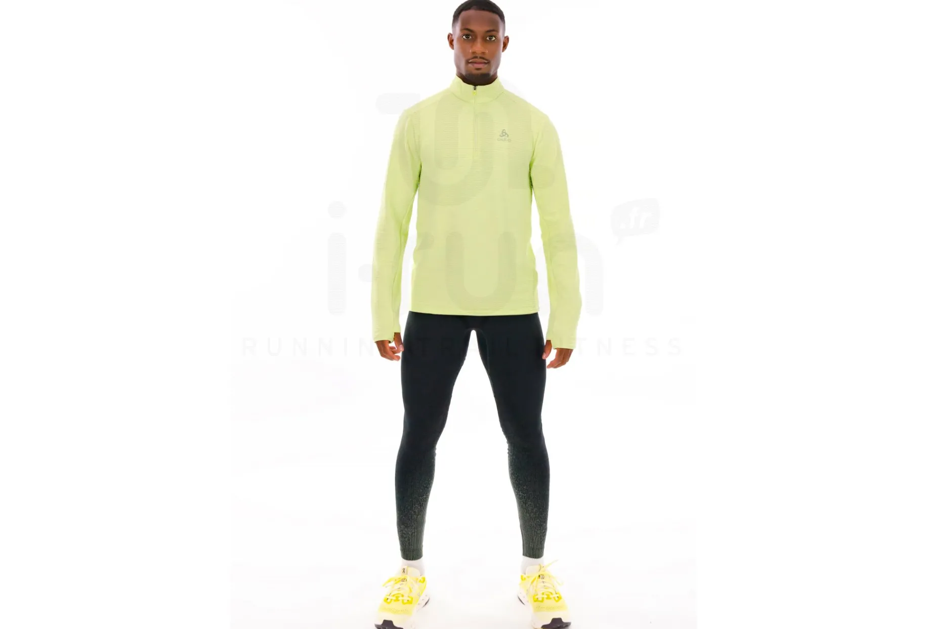 Odlo camiseta manga larga Essential Thermal con media cremallera