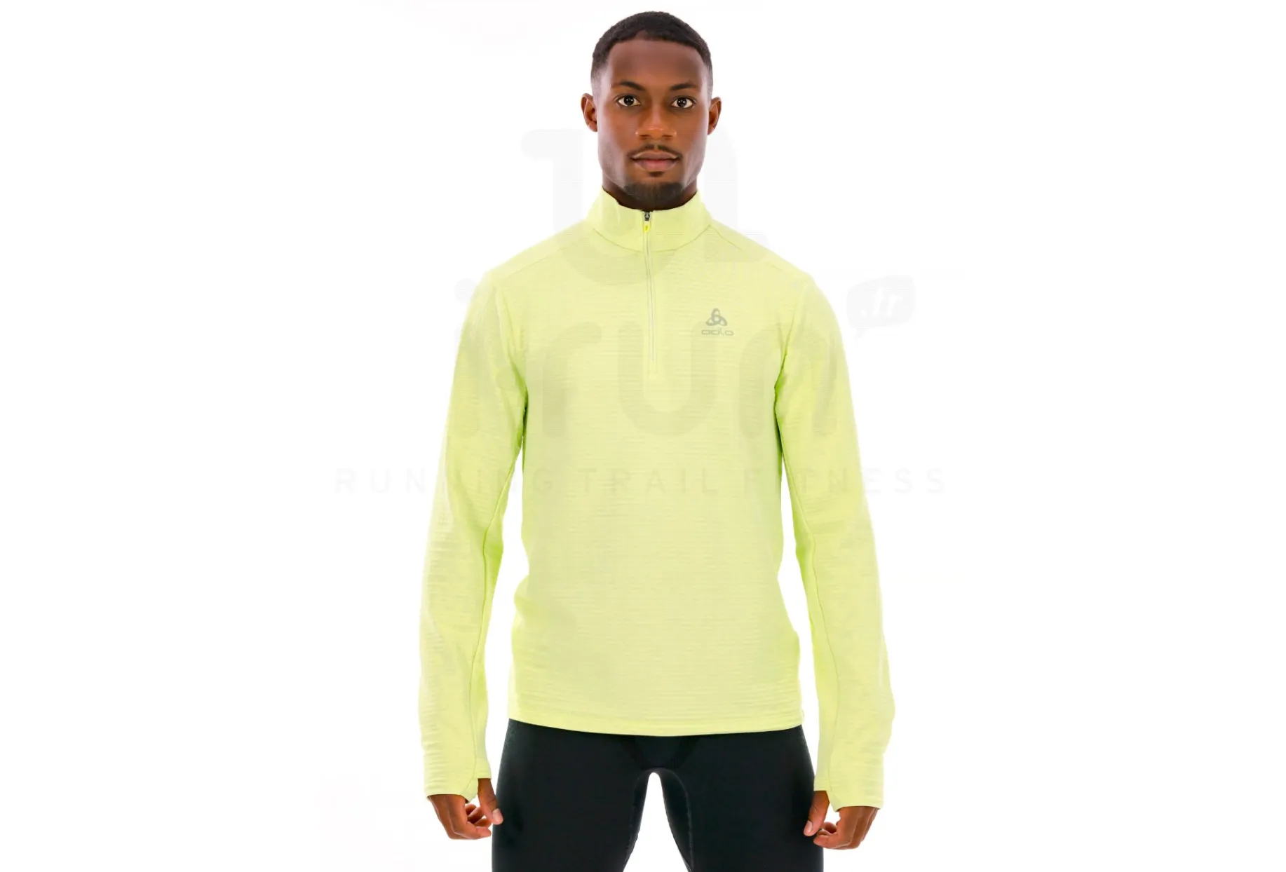 Odlo camiseta manga larga Essential Thermal con media cremallera