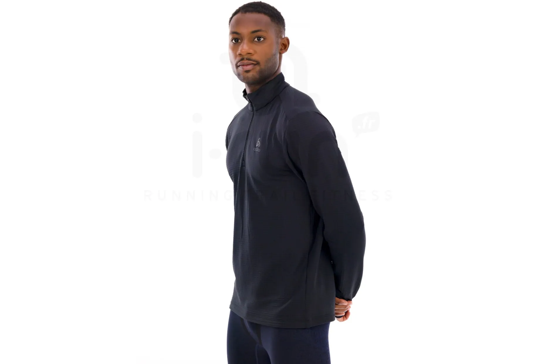 Odlo camiseta manga larga Essential Thermal con media cremallera