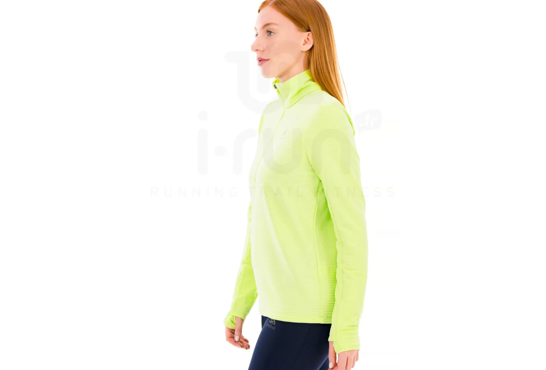 Odlo camiseta manga larga Essential Thermal con media cremallera