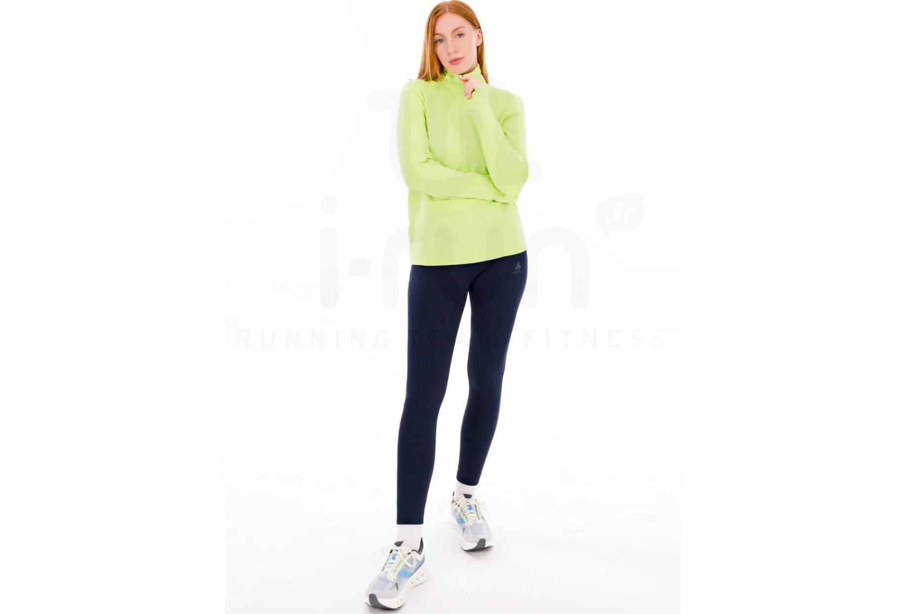 Odlo camiseta manga larga Essential Thermal con media cremallera