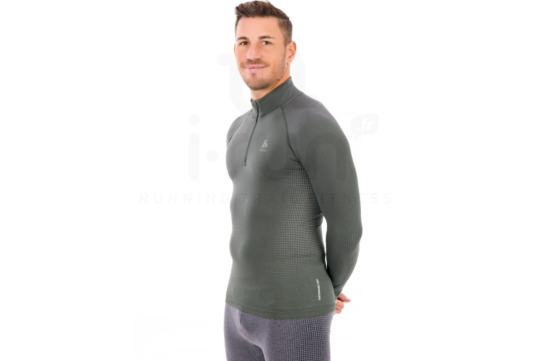 Odlo camiseta manga larga Performance Warm ECO 1/2 zip