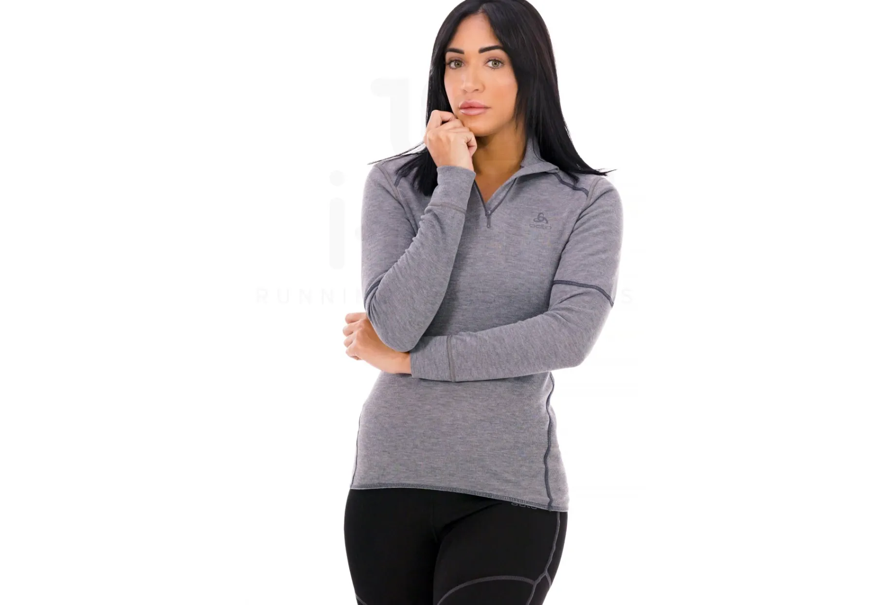 Odlo camiseta manga larga X-Warm 1/2 zip ECO