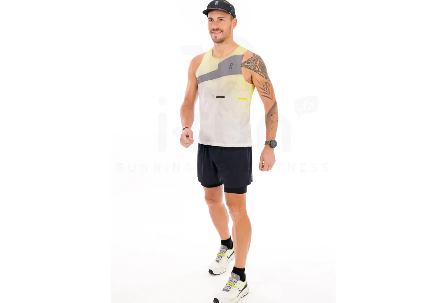 On-Running pantalón corto Performance 2 en 1