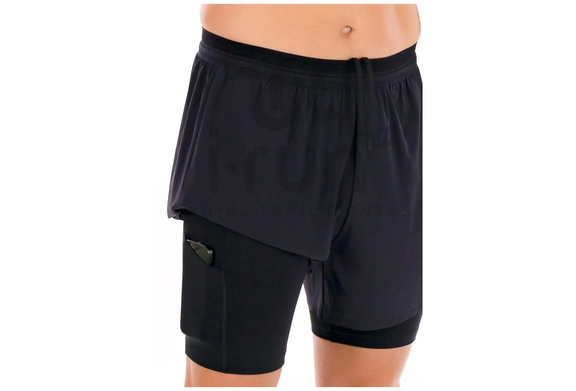 On-Running pantalón corto Performance 2 en 1