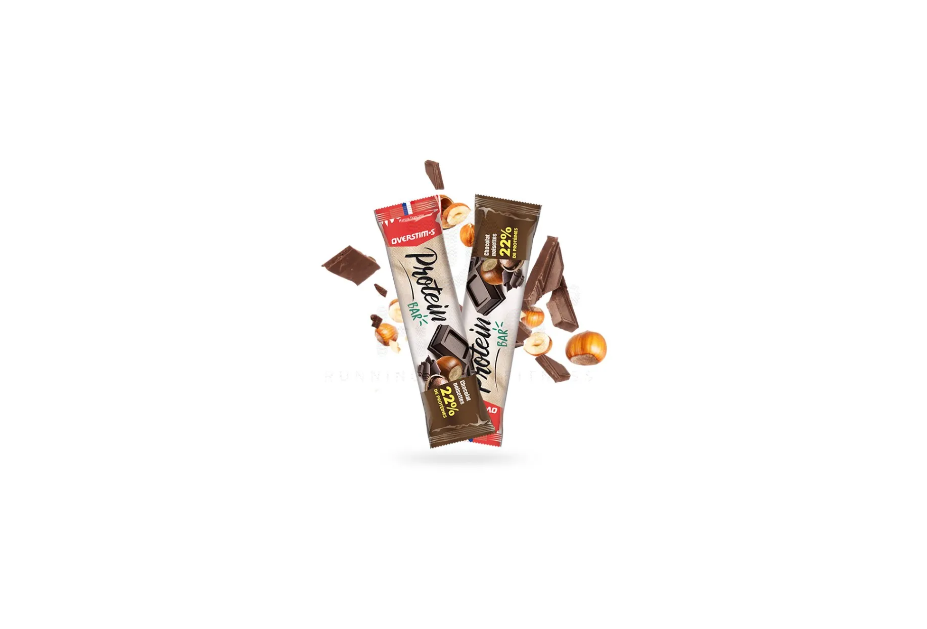 OVERSTIMS barrita hiperproteica - chocolate y avellana