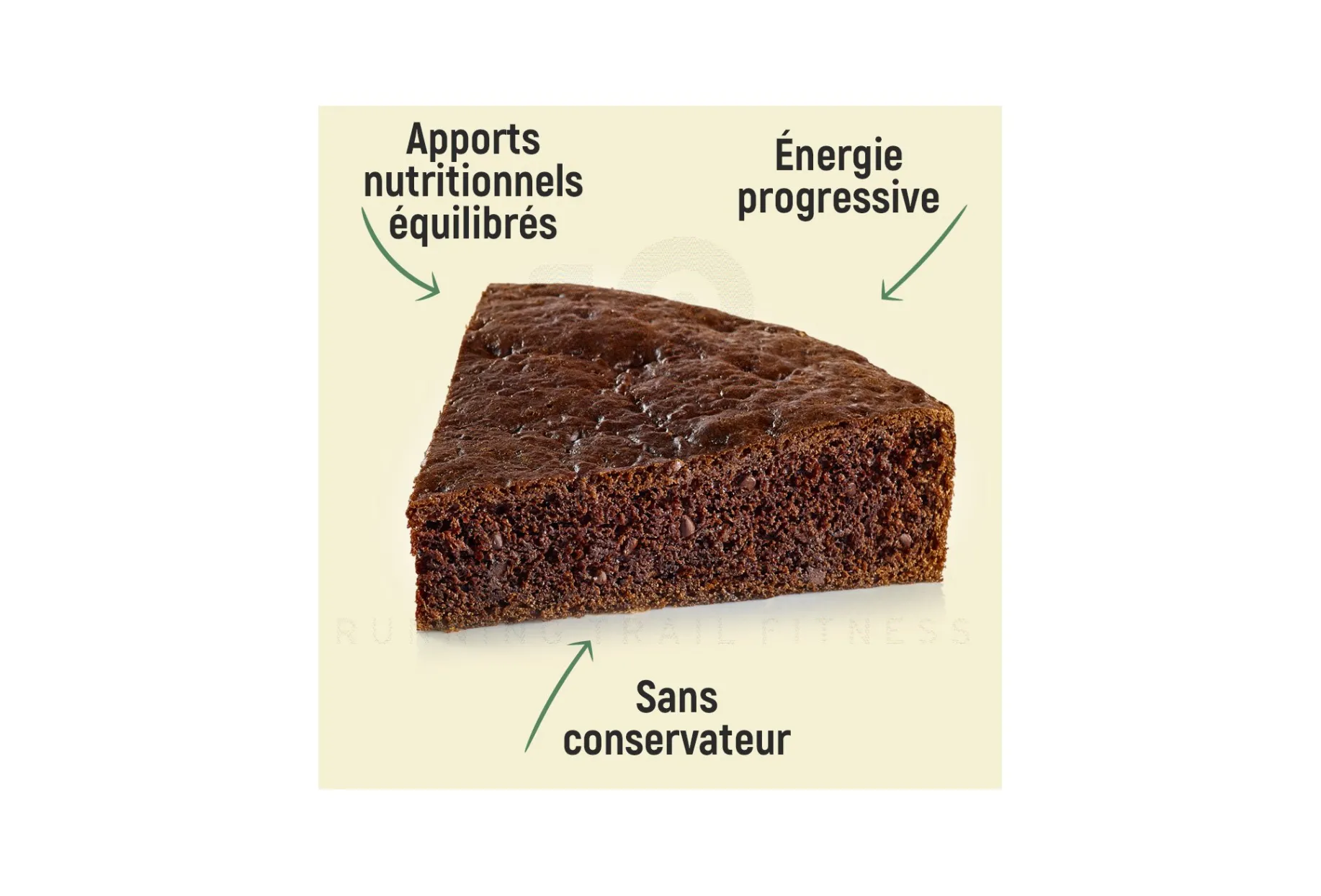 OVERSTIMS bizcocho energético Gatosport Bio 400 g - chocolate y trozos de chocolate