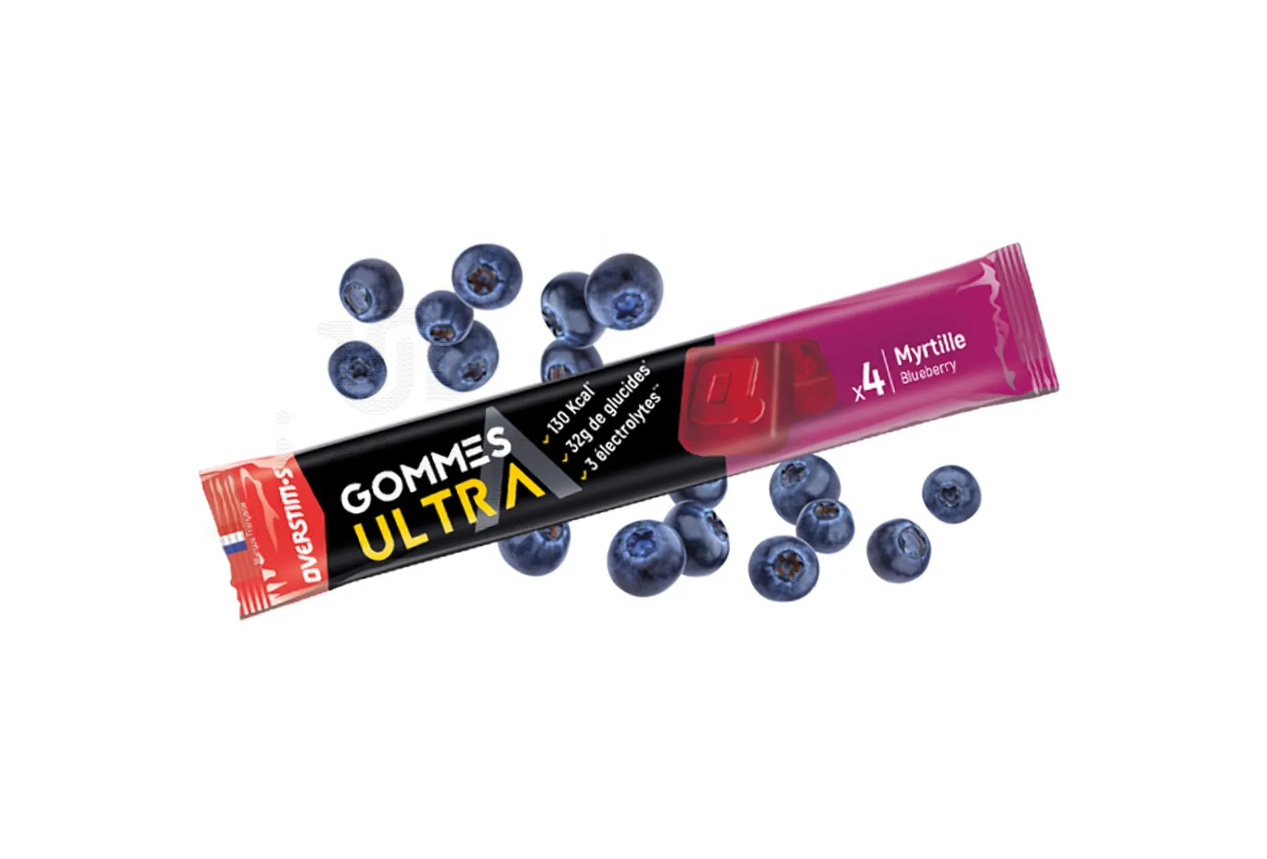 OVERSTIMS Goma Ultra Arándano