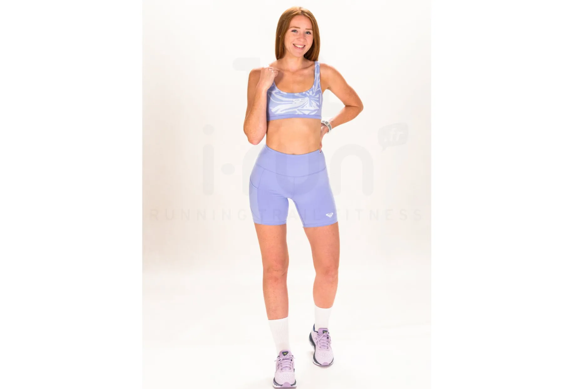 Roxy sujetador deportivo Heart Into It Colorblock