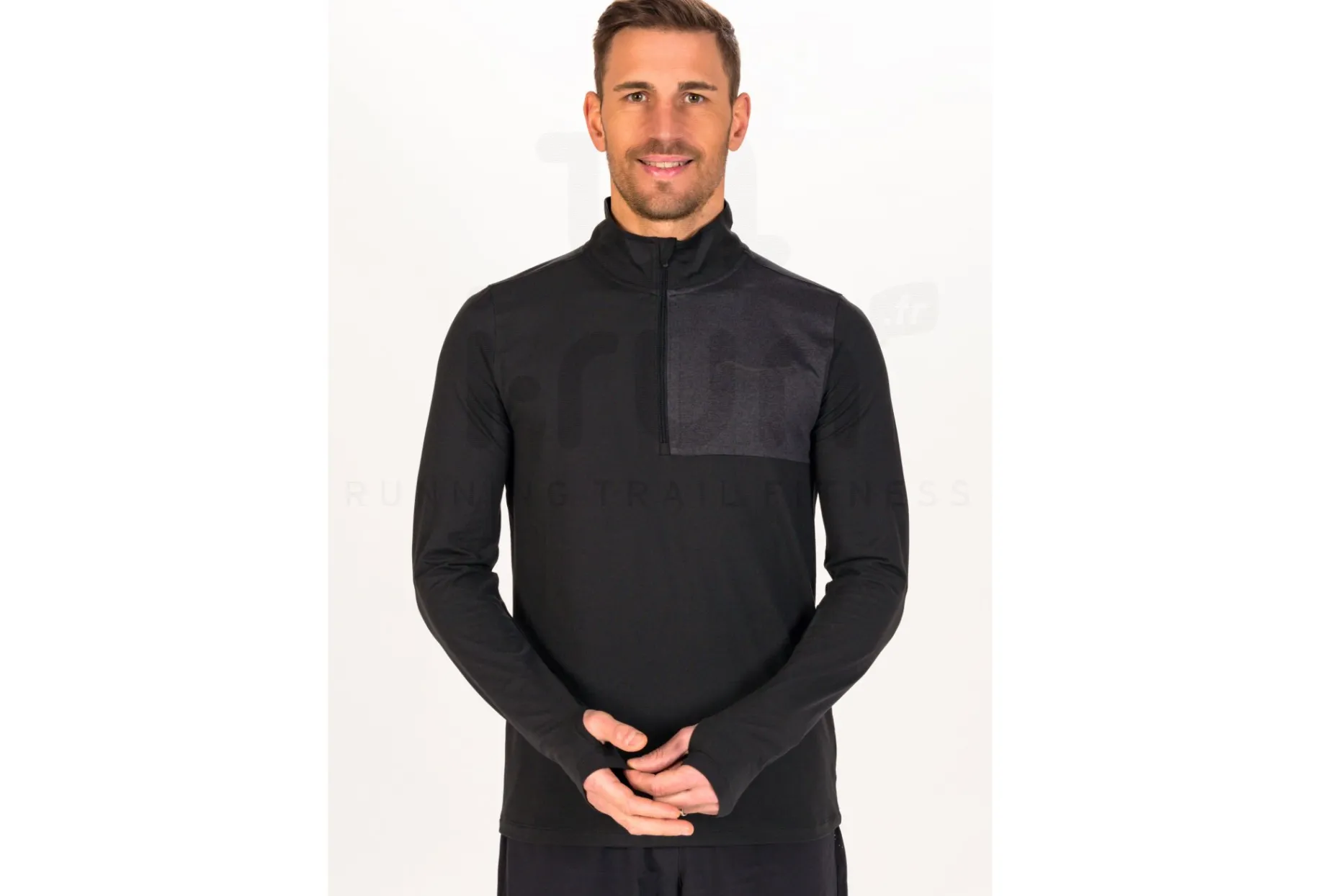 Saucony camiseta manga larga Sunday 1/4 Zip