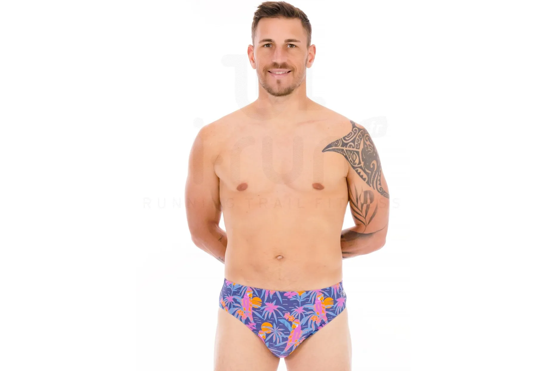 Speedo bañador de natación Allover Brief