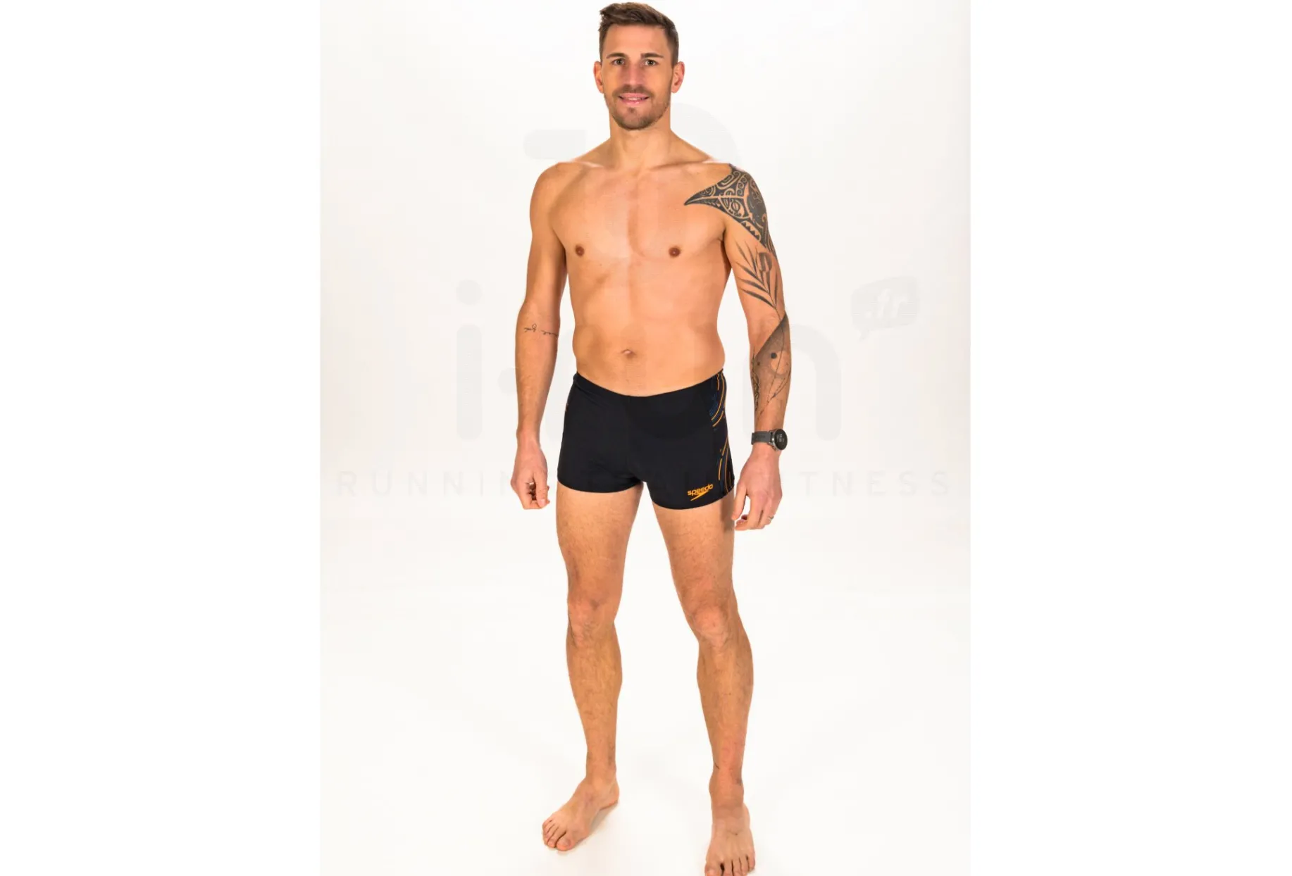 Speedo bañador tipo bóxer Aquashort Tech Panel