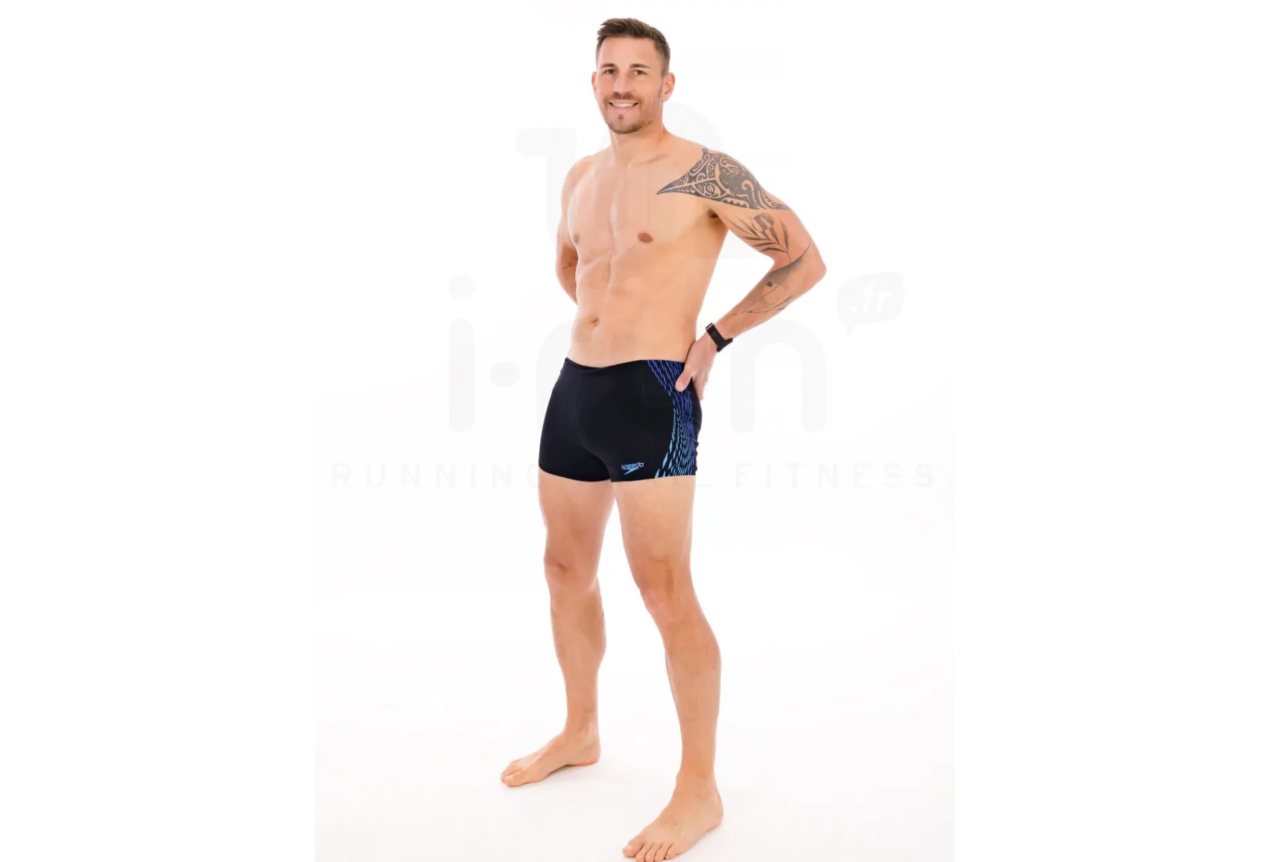 Speedo bañador tipo bóxer Aquashort Tech Panel