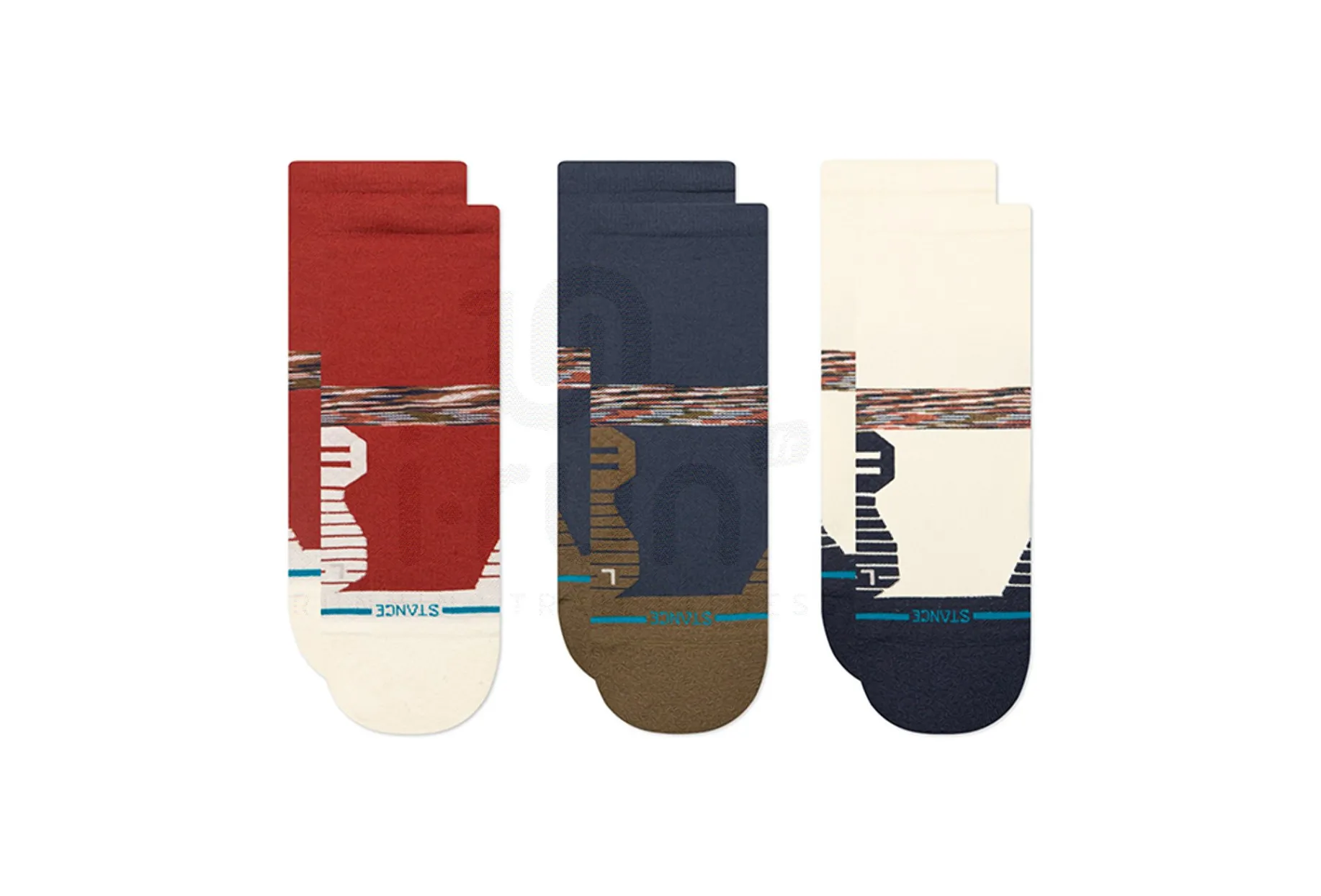 Stance 3 paires Riveen Light Quarter