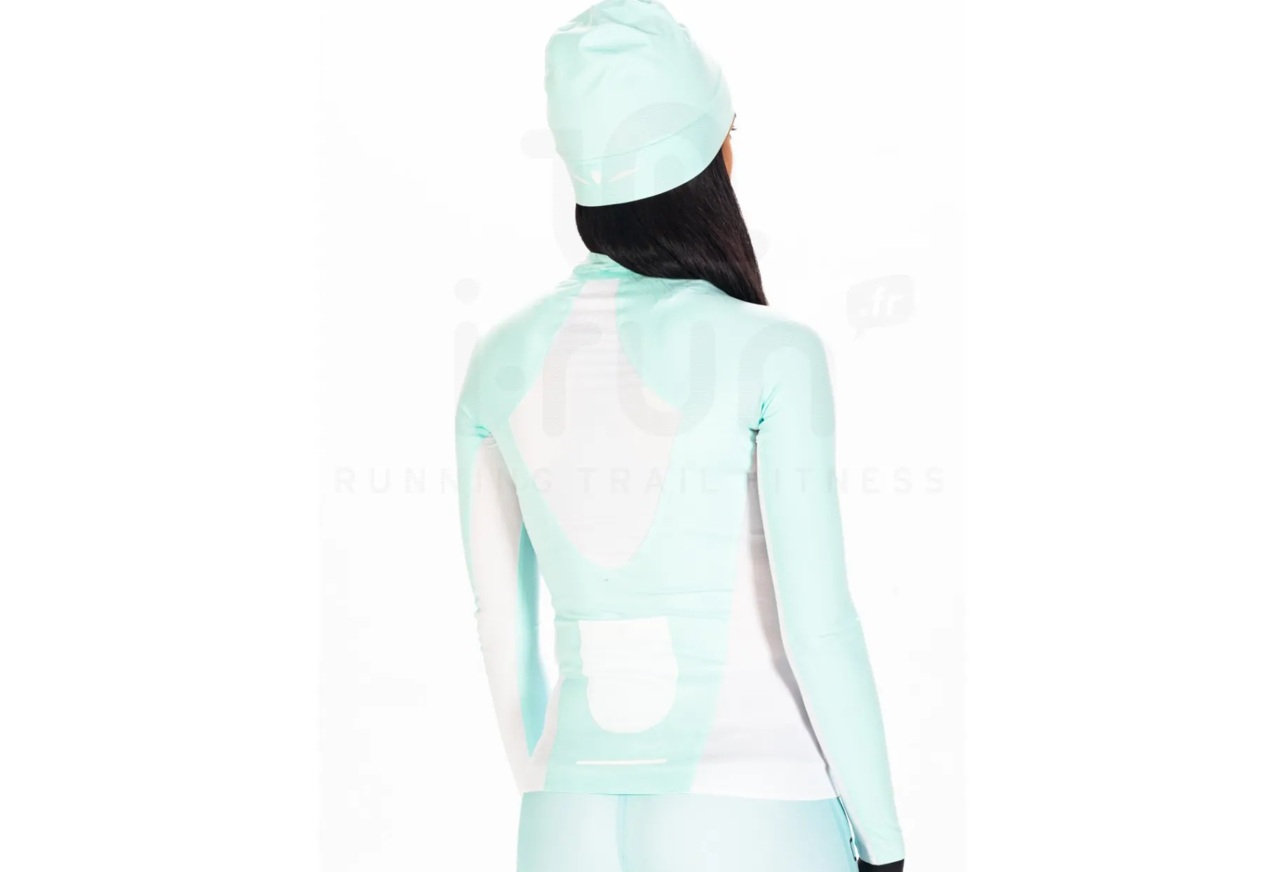 Uglow camiseta manga larga 1/2 Zip Wind Breaker